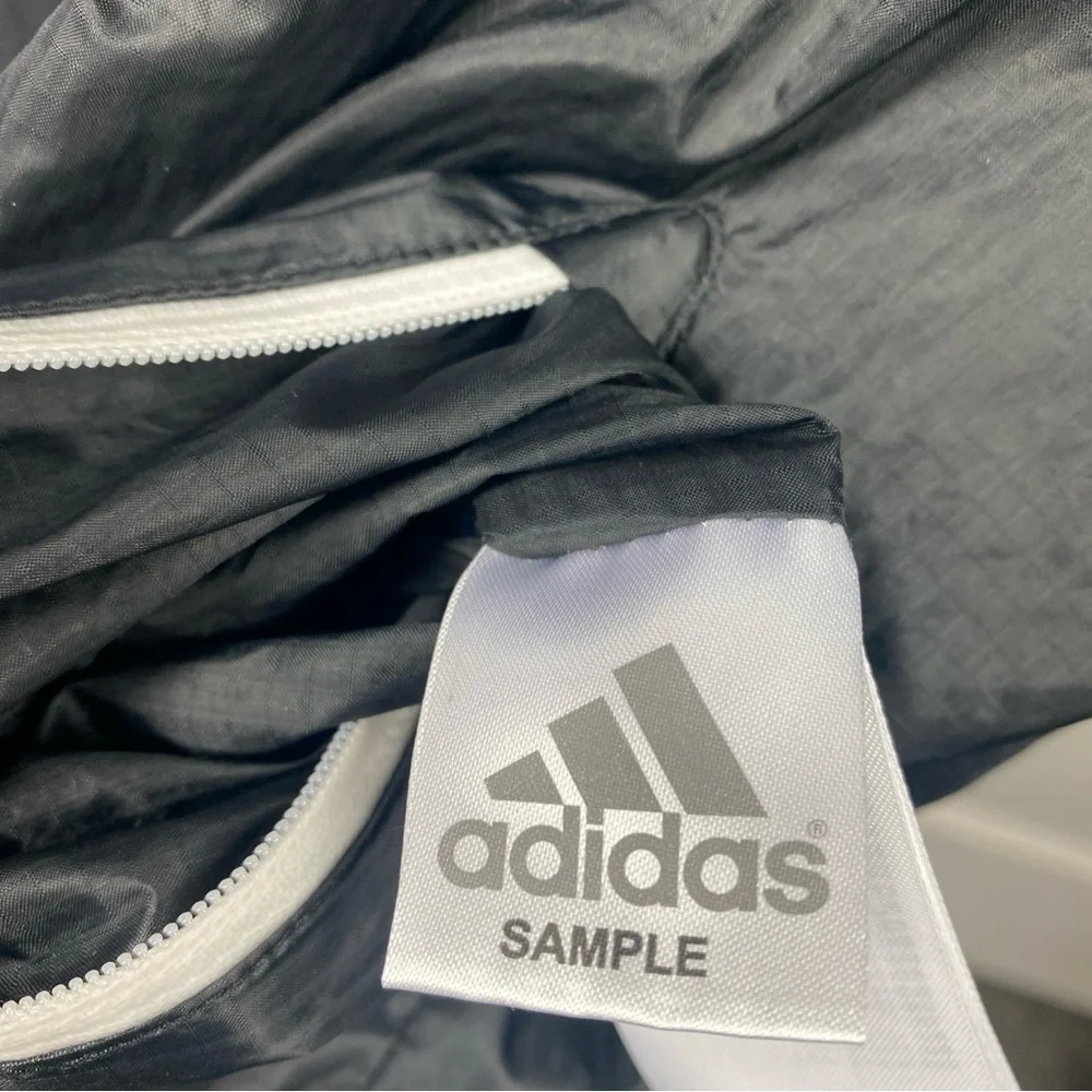 Adidas Skateboarding Sample Jacket Men Black Windbreaker Lightweight Rare Medium